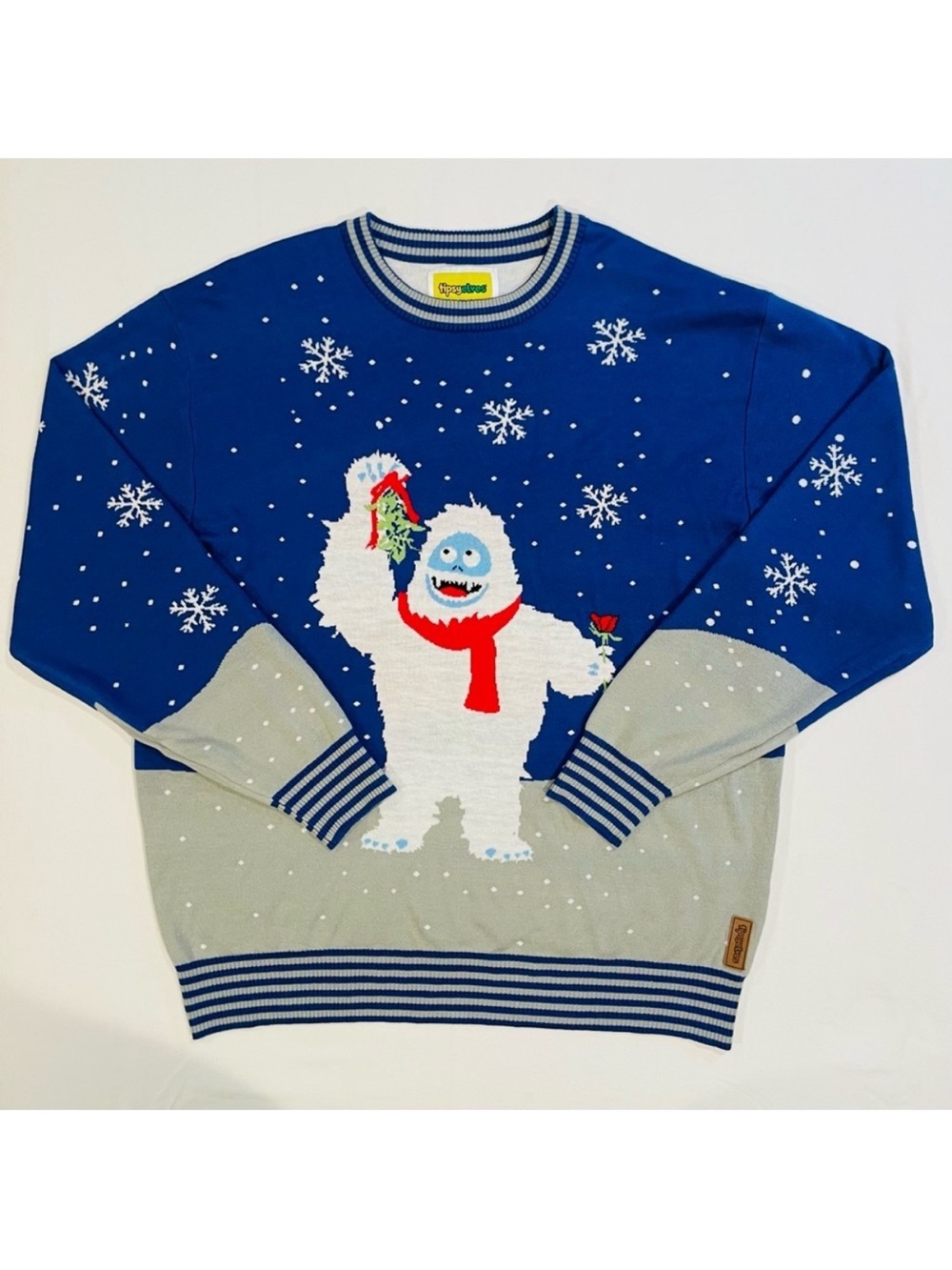 Tipsy Elves Romantic Bumble Sweater Mens 3XL Big And Tall Ugly Christmas Rudolph